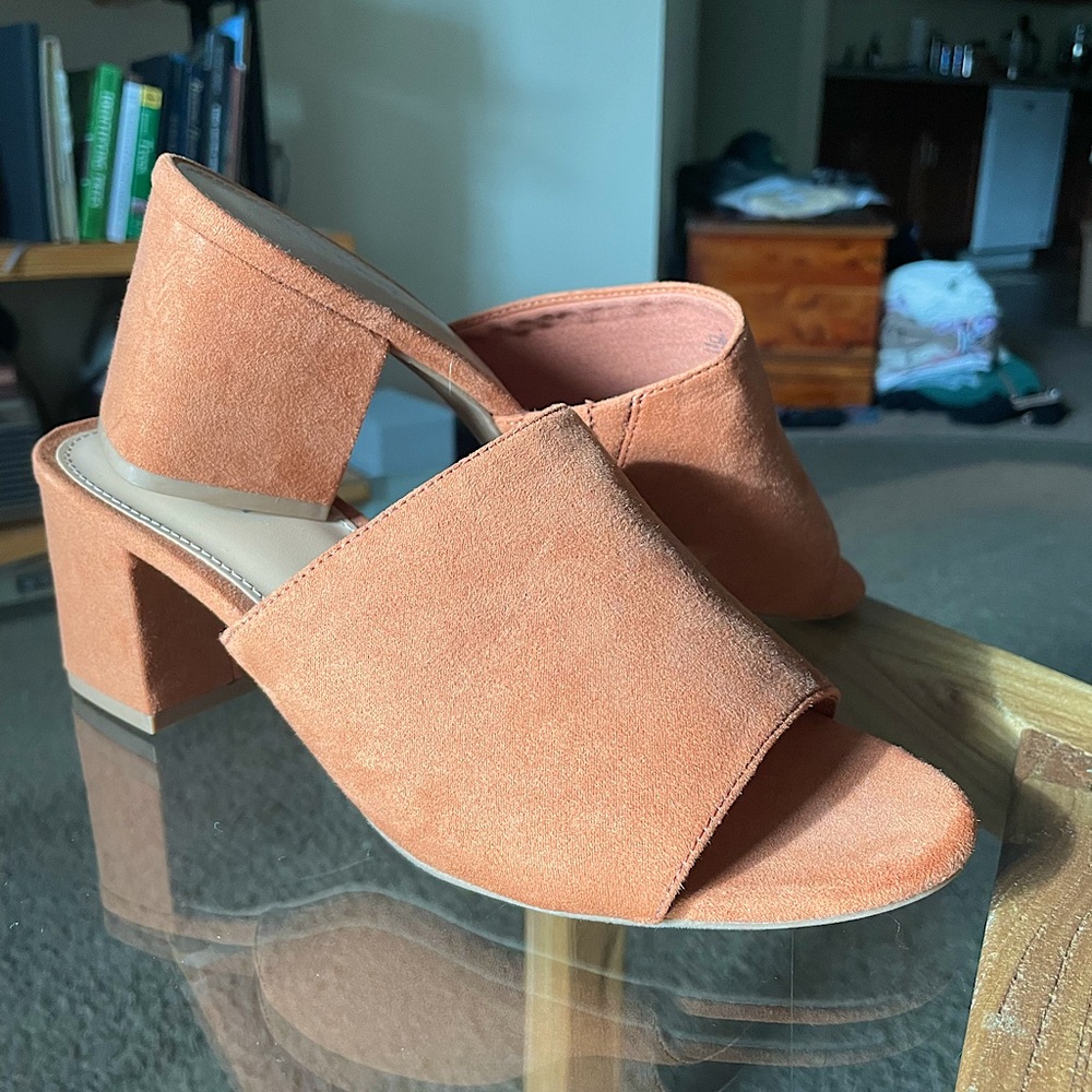 Old Navy Suede Style Mules